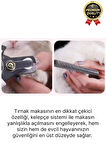 Premium Çelik Uçlu Güvenlik Kelepçeli Kilitli Kedi Köpek Evcil Hayvan Tırnak Makası Ve Törpü Seti