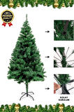 Premium Kalite Yeni Yıl Süsleme Seti Renkli Işık Hediye Yılbaşı Çam Ağacı Noel Paketi 110 Cm 110 Dal