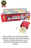 Premium Kaliteli Eğlence Hobi Çizilmeye Dayanıklı Silinebilir Büyük Boy Flash Plastik Okey Takımı