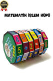 Çok Amaçlı Çocuk Eğlenceli Eğitici Öğretici Zeka Gelişimini Destekleyen Renkli Temel Matematik Küpü