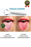 Özel Üretim Ferah Nefes Paslanmaz Çelik Standart Boy Sıyırıcı Aparat Dil Temizleyici Ağız Bakım