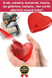 Premium Sihirli Jel Isıtıcı Tekrar Kullanılır Isınmatik Sıcak Su Torbası Kalpli Cep Sobası 2'li Set