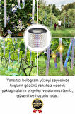 Premium Dayanıklı Yansıtıcı Kuş Kondurmaz Uzaklaştırıcı Hologramlı Kuşsavar Şerit Bant 45 mm x 50 mt