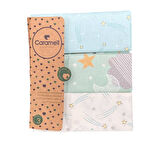 Caramell 3'lü Çok Amaçlı Battaniye 80X90 Cm 9392