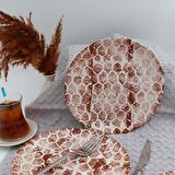 Snake 20 Cm Pasta Tabağı Karamel