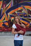 Neko Esnek Wrap Sling, Kanguru- Bordo