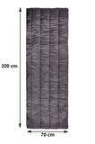 Exent Termo Polyester Elyaf Dolgulu Siyah Uyku Tulumu-Extra koruma