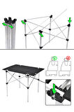 Exent 2 adet Rejisör ve 50x70 Kamp Masası SET-Lacivert--Kamp, Piknik masa sandalye seti 2+1