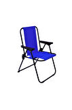EXENT 2-6 Yaş LÜX Çocuk Piknik Sandalyesi-Mini Kamp Sandalyesi-MAVİ