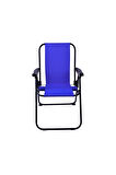 EXENT 2-6 Yaş LÜX Çocuk Piknik Sandalyesi-Mini Kamp Sandalyesi-MAVİ