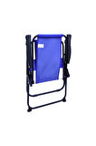 EXENT 2-6 Yaş LÜX Çocuk Piknik Sandalyesi-Mini Kamp Sandalyesi-MAVİ