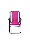 EXENT 2-6 Yaş LÜX Çocuk Piknik Sandalyesi-Mini Kamp Sandalyesi-PEMBE