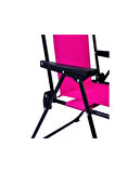 EXENT 2-6 Yaş LÜX Çocuk Piknik Sandalyesi-Mini Kamp Sandalyesi-PEMBE