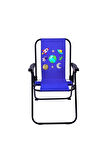 EXENT Galaxy Uzay Yolu 2-6 Yaş LÜX Çocuk Piknik Sandalyesi-Mini Kamp Sandalyesi-MAVİ