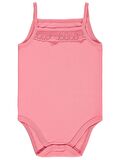 Civil Baby Kız Bebek Çıtçıtlı Badi 12-24 Ay Yavruağzı