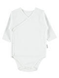 Civil Baby Bebek Kruvaze Yaka Çıtçıtlı Badi 1-6 Ay Beyaz