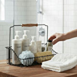 Vip Ahmet VP-168  20*30 cm Mutfak Banyo Ferforje Metal Sepet