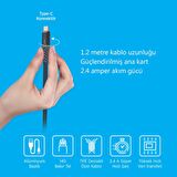 POLOSMART PSM23 TYPE-C SÜPER HIZLI ŞARJ VE DATA KABLOSU