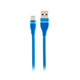 MF Product Jettpower 0060 Metal Başlıklı Örgülü 3 in 1 Hızlı Şarj Kablosu 1.2 m Mavi