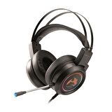 Polosmart PGM05 Phoenix 7.1 Gaming Kablolu Kulaküstü Kulaklık Siyah