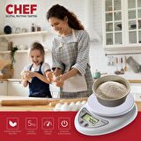 House Pratik HP05 Akıllı Mutfak Tartısı Beyaz