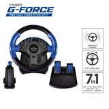 Corby FX95T G-FORCE 270 Derece Titreşimli 7 in 1 Direksiyon Yarış Seti Siyah