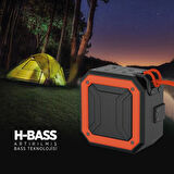 Polosmart FS38 Kablosuz Hoparlör Speaker Turuncu