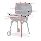 Guruss  Cg-050 Kılıf+önlük Hediye Kömürlü Barbekü Mangal