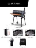 Guruss CG-075 Kömürlü Barbekü Mangal Tam Set