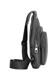 Cambridge Polo Club Suni Deri Bodybag PLEVR50080 Siyah
