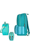 Star Çift Ana Bölmeli Unisex Çocuk İlkokul Çanta Set