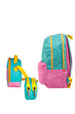Cambridge Polo Club Be Happy Çift Ana Bölmeli Unisex Çocuk Ilkokul Çanta Set