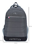 Cambridge Polo Club Minimalist Tasarım Unisex Çok Gözlü Sırt Çantası