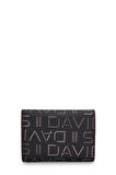 David Jones Logo Detaylı Kapaklı Mini Cüzdan CZ103