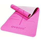 Avessa Tpe-40 Çift Renk Tpe Pilates Minderi Pembe