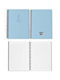 4'lü Spiralli Okul Defteri 60 Yaprak 4'lü Set - A5 Boy Kareli 15 X 21 Cm Neon Set Defter