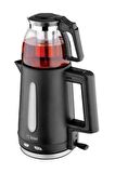 Kiwi KTM-2907 2200 W Cam Demlikli Plastik 1.8 lt Elektrikli Çaycı 