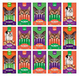 Kiwi Yammies Karışık Sıvı Kedi Ödül Maması*15 Paket