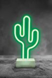 Piranha Dekoratif Neon Kaktüs Gece Aydınlatması
