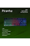 2350 RGB Oyuncu Klavyesi USB bağlantılı Ambiyans Işıklı Türkçe Q Klavye 500 Hz Gaming Keyboard