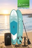 T-248 SUP Şişme Paddle Board Seti 320×79×15 cm 3'lü Fin Sistemi Drop Stitch Teknolojisi Katlanabilir