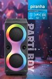 7862 RGB Parti Boy Bluetooth Hoparlör | TWS Bağlantı | USB Disk Girişi | Güçlü Bass | 39 x 17 cm