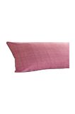 Ranforce Yan Yatış Yastık Kılıfı Pembe-40 x 120