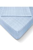 Ranforce 100*200 cm Lastikli Çarşaf Seti Açık Mavi-100 x 200