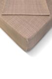 Ranforce 100*200 cm Lastikli Çarşaf Seti S.Kahve-100 x 200