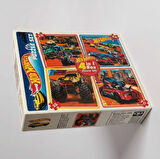 Hot Wheels 4 lü Puzzle Set - 24, 35, 54 ve 70 Parça