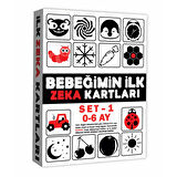 Dıy Toy Eğitici Kartlar 0-6 Ay Erken Eğitim Zeka Kartı