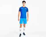 Puma Turk Hava Yolları Tısort Türk Hava Yolları Erkek Futbol Antrenman Tişörtü THY-65648402 Mavi