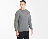 Puma Turk Hava Yolları Polo Tısort Türk Hava Yolları Erkek Futbol Sweatshirts THY-65693333 Gri