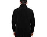 Northjack Himalaya Siyah Polar Ceket Erkek Günlük Polar Ceket NJ2001-001 Siyah